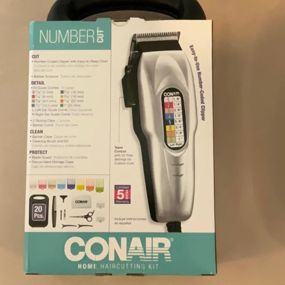 Conair Number Cut 20-piece Hair Clipper. New in box.